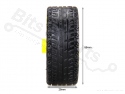 Wheel for smart car / robot - 68mm yellow
